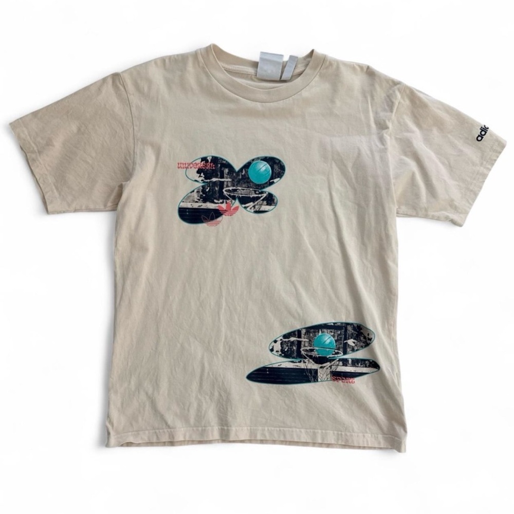 Adidas Cream Graphic Tee